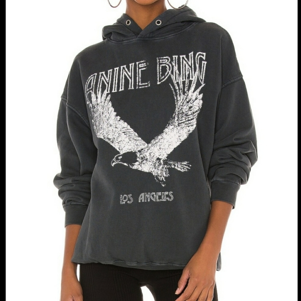 Anine Bing Eagle LA Hoodie M